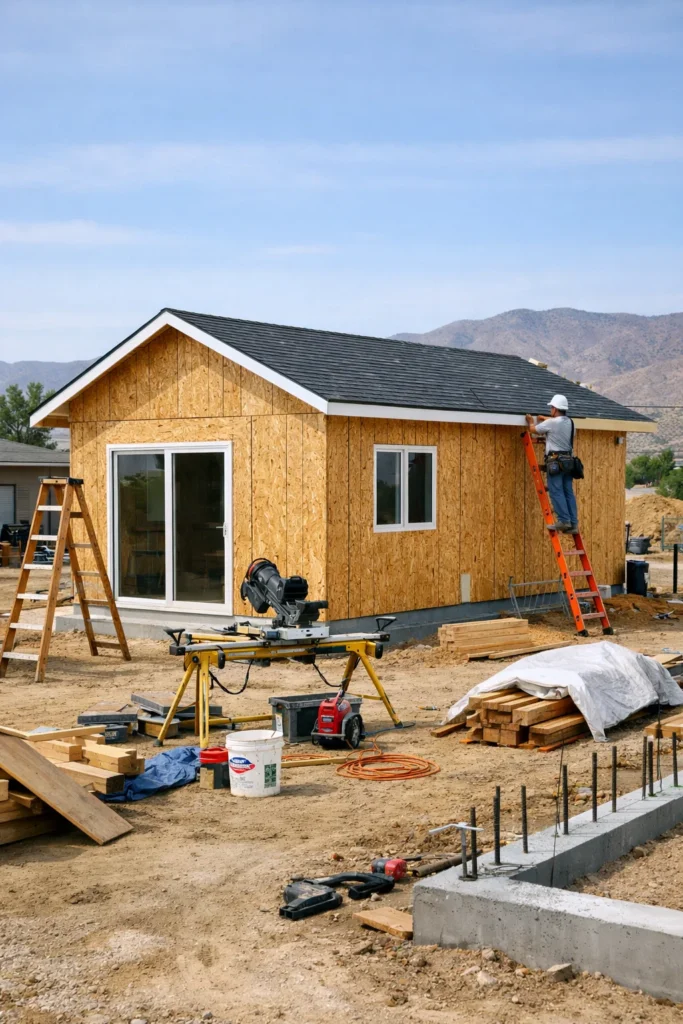 ADU in progress Little Rock CA